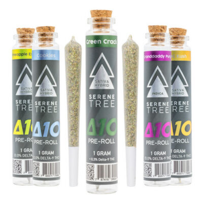Serene Tree Delta 10 THC Pre Rolls - All Strains