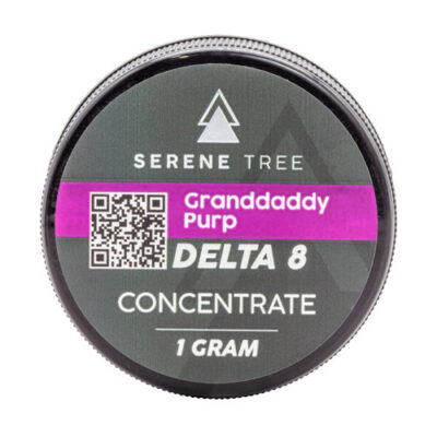 Serene Tree Delta 8 Wax Concentrate - Granddaddy Purp