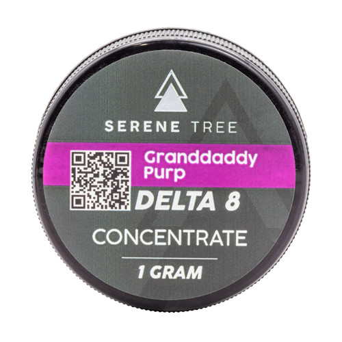 Serene Tree Delta 8 Wax Concentrate - Granddaddy Purp