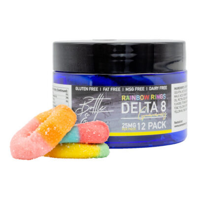 Bottle & Tree Delta 8 Gummies - Rainbow Rings