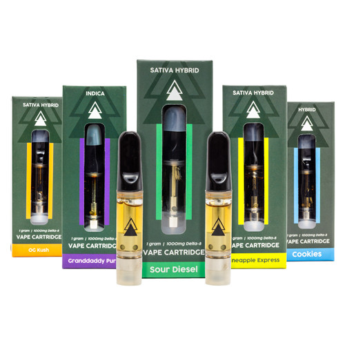 Serene Tree Delta 8 Vape Carts - All Strains