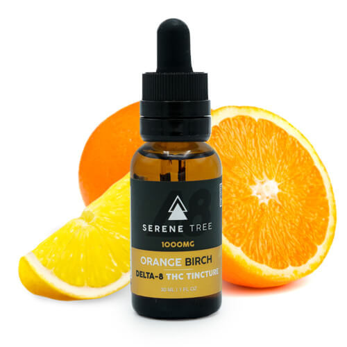 Serene Tree Delta-8 THC tincture - Orange Birch