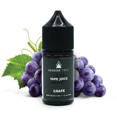 Serene Tree Delta-8 Grape Vape Juice 1200mg
