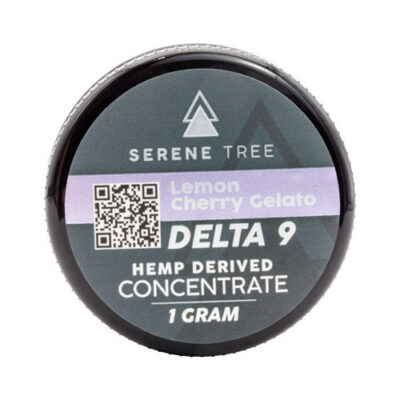 Serene Tree Delta 9 THC Wax Concentrate - Lemon Cherry Gelato strain