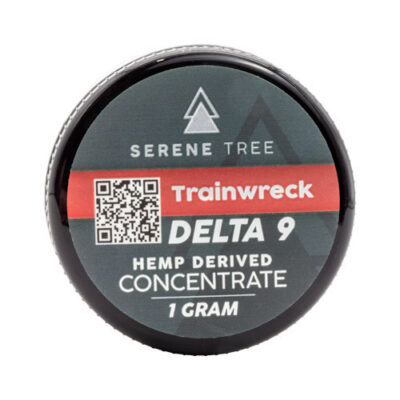 Serene Tree Delta 9 THC Wax Dab Concentrate - Trainwreck strain