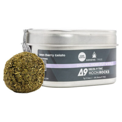 Serene Tree Delta 9 THC Moonrocks Lemon Cherry Gelato