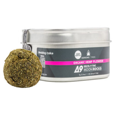 Serene Tree Delta 9 THC Wedding Cake Moonrocks - Indica Dominant strain