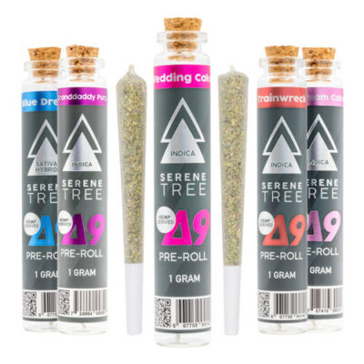 Serene Tree Delta 9 THC Pre Rolls - group photo