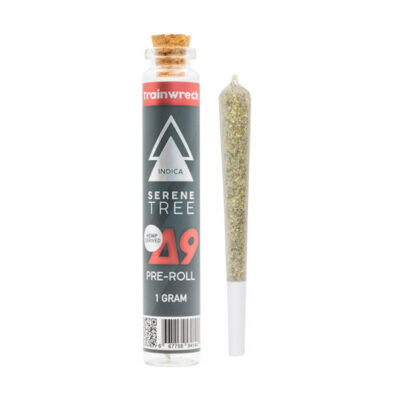 Serene Tree Delta 9 THC Pre Roll - Trainwreck strain