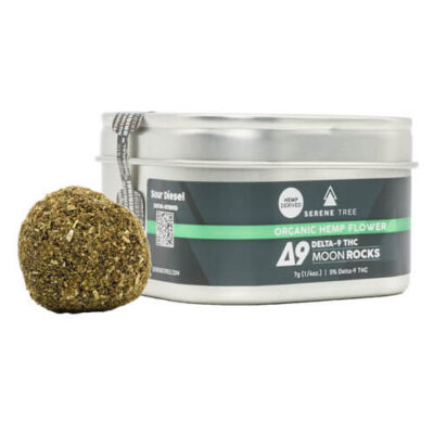 Serene Tree Delta 9 THC moonrocks | Sour Diesel - sativa hybrid strain