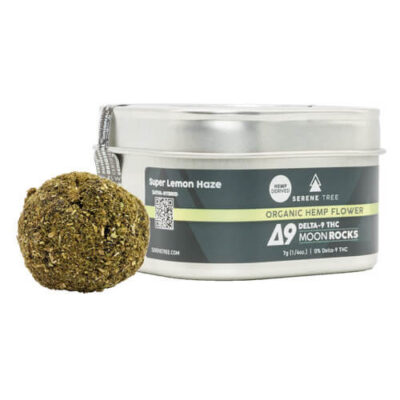 Serene Tree Delta 9 THC moonrocks | Super Lemon Haze sativa strain