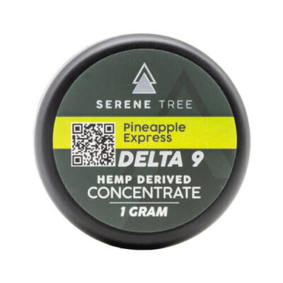 Serene Tree Delta 9 THC Wax Concentrate | Pineapple Express strain 1 gram