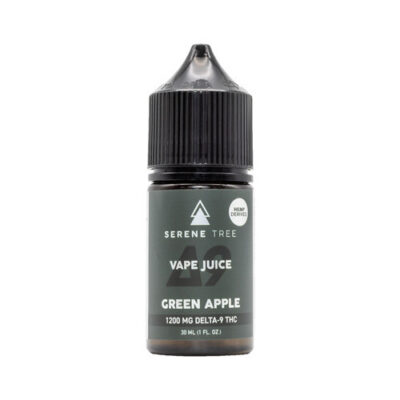 Serene Tree Delta-9 THC Green Apple | 1200mg Delta-9 THC vape juice