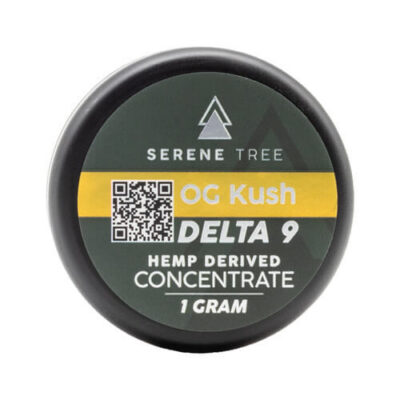 Serene Tree Delta 9 THC wax concentrate | 1 gram - OG Kush