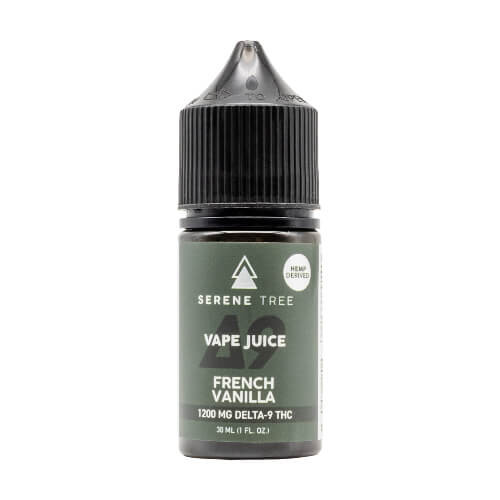 Serene Tree Delta-9 THC | French Vanilla vape juice 1200mg