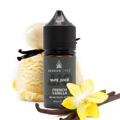 Delta 10 THC French Vanilla vape juice by Serene Tree