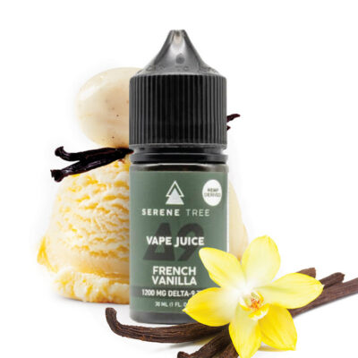 Serene Tree Delta 9 THC | French Vanilla vape juice 1200mg