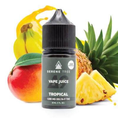Serene Tree Delta 9 THC vape juice | Tropical 1200mg