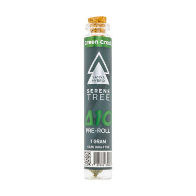 Serene Tree Delta-10 THC pre roll | Green Crack strain