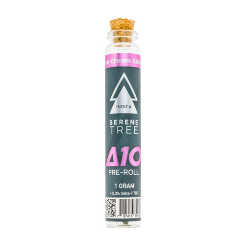 Serene Tree Delta-10 THC pre roll | Ice Cream Cake strain