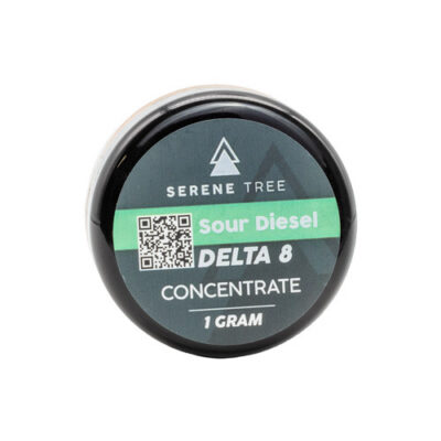 Serene Tree Delta-8 THC wax concentrate | Sour Diesel strain