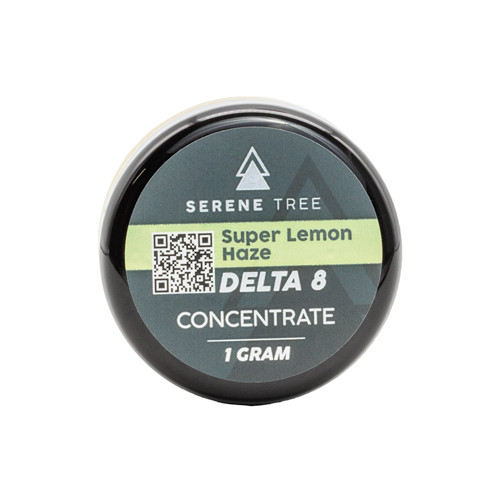 Serene Tree Delta-8 THC wax concentrate | Super Lemon Haze strain