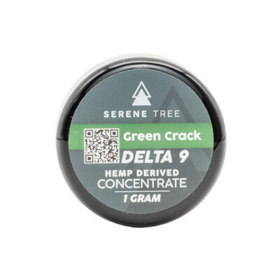 Serene Tree Delta-9 THC wax concentrate | Green Crack strain