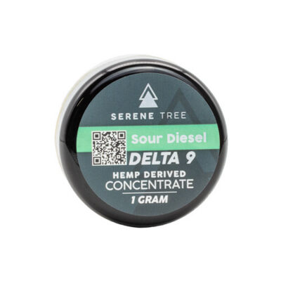 Serene Tree Delta-9 THC wax concentrate | Sour Diesel strain