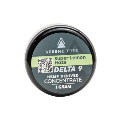 Serene Tree Delta-9 THC wax concentrate | Super Lemon Haze strain